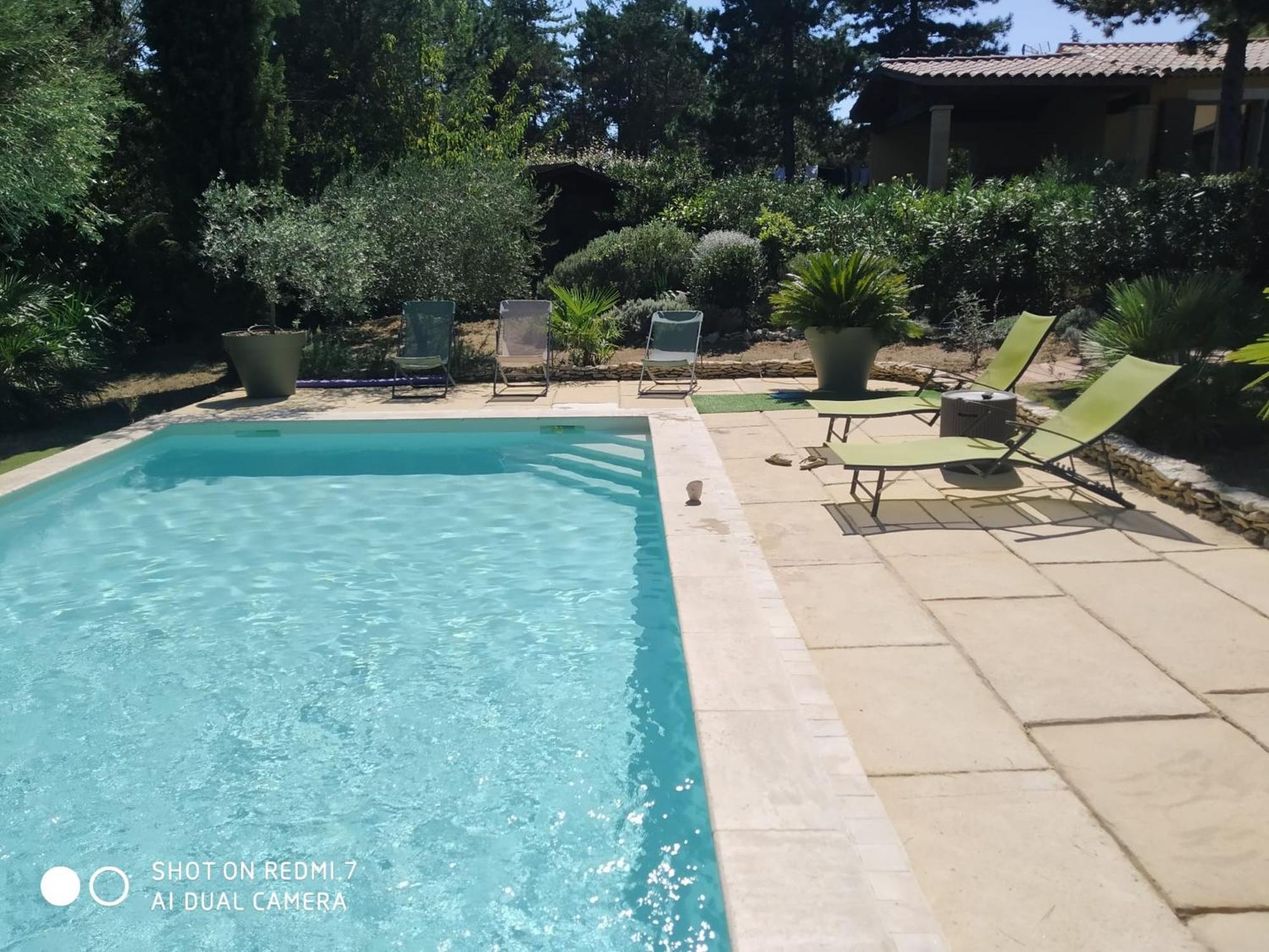 Proche Uzes Petit Gite Avec Grande Cuisine D'Ete Et Piscine Saint-Siffret Εξωτερικό φωτογραφία